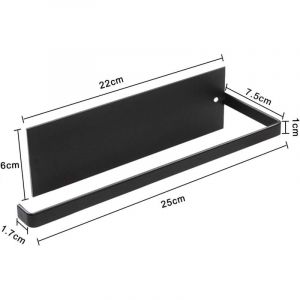 Porte Essuie-Tout, Porte-Papier Cuisine Mural, Supports pour Papier Essuie Tout sans Perage, Porte-Rouleau Cuisine en M&eacute;tal, D&eacute;rouleur Sopalin