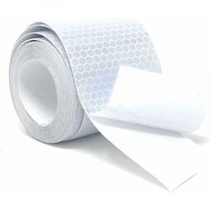 Ruban adh&eacute;sif r&eacute;fl&eacute;chissant de haute qualit&eacute; de 3 m et ruban r&eacute;fl&eacute;chissant coupe ruban d'avertissement r&eacute;sistant aux intemp&eacute;ries, marqueur de