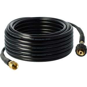 Vhbw - Tuyau de rallonge 20 m compatible avec K&auml;rcher k 4.91 md t 200, k 4.98 md t 300 nettoyeur haute pression avec connexion M22 x 1,5, noir