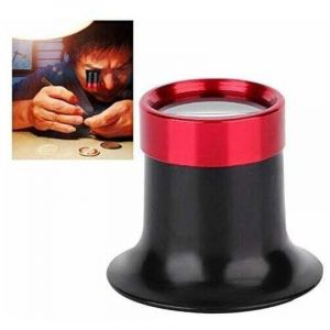 Loupe D'horloger, R&eacute;paration De Loupe Oculaire en Alliage D'aluminium 10x pour Lecture Tous Les Travaux De Pr&eacute;cision R&eacute;parations Couture