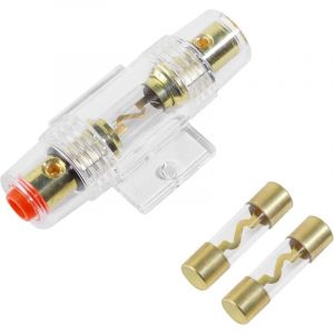 Fusible Voiture Audio Puissance S&eacute;curit&eacute; Prot&eacute;ger, 30 Amp Porte Fusible AGU, Convient pour Compresseurs D'Amplificateur D'Alarme Voiture (40A)