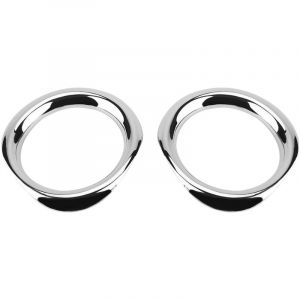 Jeffergarden Cache antibrouillard avant, garniture &eacute;l&eacute;gante argent&eacute;e anti-rayures pour la d&eacute;coration