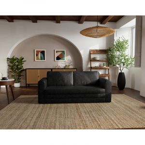 Bestmobilier - Marilia - canap&eacute; 2 places convertible d&eacute;plimousse en simili