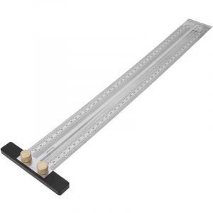 Lling - Règle de traçage en acier inoxydable, règle de marquage de type t, outil de mesure de charpentier de règle de précision pour le