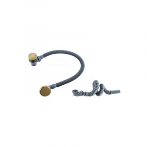 Fortifura Calvi Combinaison vidage baignoire avec bonde clic clac Laiton