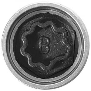 Cl&eacute; &agrave; douille antivol pour &eacute;crou de roue de s&eacute;curit&eacute; 802/B 17 mm pour Audi A6 A3 A4 A5 TT