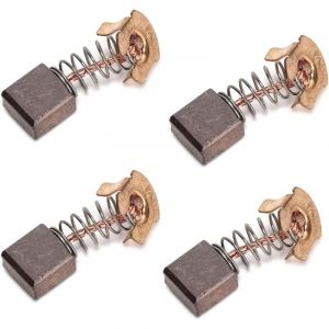 CB441 Lot de 4 balais de charbon de rechange pour perceuse sans fil HR241 DHR202 18 V SDS