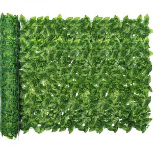 &Eacute;cran d'Intimit&eacute; en Lierre Artificiel pour Cl&ocirc;ture, Haie Artificielle, Panneaux de Haie Faux, D&eacute;coration de Jardin Ext&eacute;rieur, 50cm x 300cm