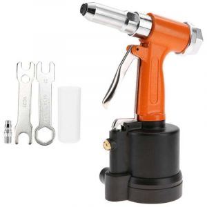 Sjlerst - Riveteuse Pneumatique Kit Pistolet &agrave; Rivets Ergonomique Rivets pour Aluminium Fer Feuilles d'acier Inoxydable BKL-550