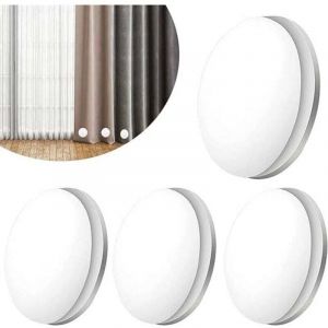 Poids de rideau de douche, 4 paires de poids de rideau de douche magn&eacute;tiques, poids de rideau de douche solide avec aimant, &eacute;tanche pour rideaux,