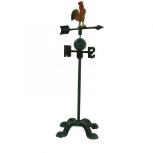 Petite girouette coq cm26,5x18h56,5