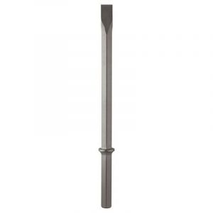 Diager - Burin hexagonal 28 mm avec collerette - 351H Larg. 30 Long. Totale 560