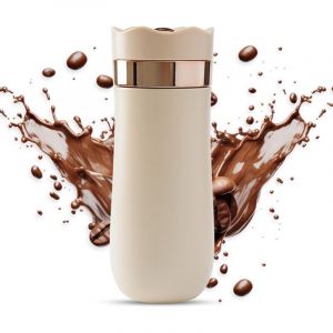 Cafeti&egrave;re &agrave; Piston avec Filtres Brassage Thermique Double Paroi Isol&eacute;e Cafeti&egrave;re French Press et Thermos en Portable Cafetiere a Piston pour le