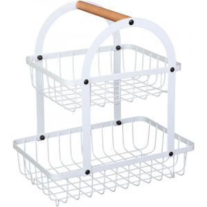 Panier à 2 niveaux pour fruits épices Loft E-8111