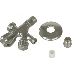 Universeel - robinet shell+raccordement lessiveuse - -