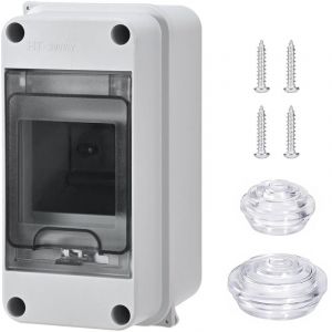 coffret electrique etanche Avec 3 Modules, Cache Tableau Electrique, boitier etanche exterieur, boitier de distribution en saillie Pour le Jardin Ou