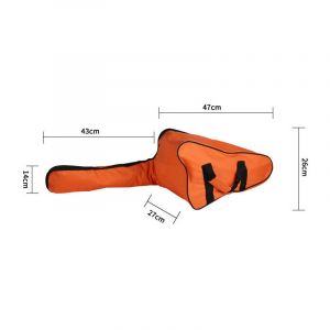 Shining House - Sac de transport pour tronçonneuse Chainsaw - Protection portable - Étanche - Sac de rangement assorti (90X26X27cm/orange)
