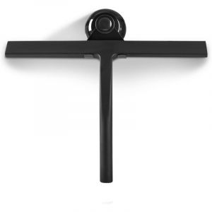 Raclette de douche 23 cm &ndash; Avec raclette en caoutchouc de rechange, raclette de douche avec support, raclette de fen&ecirc;tre pour salle de bain, miroir