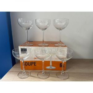 Lot de 6 verres &agrave; cocktail Cointreau - 24 cl - Neufs