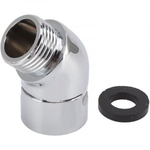 TONYSA Adaptateur coud&eacute; pour douchette &agrave; main 135 degr&eacute;s Adaptateur coud&eacute; en laiton pour pomme de douche Accessoires de douche G1/2 pouce