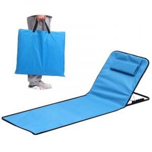 Matelas de Plage Pliable,Transat de Plage,Pliable et Réglable,Chaise de Plage Pliable,Siege Plage avec Aangle,Se Transpor, pour la Plage, Le Parc, Le
