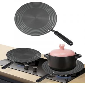 24cm Diffuseur De Chaleur Pour Cuisini&egrave;Re &agrave; Gaz, Plaque De D&eacute;Cong&eacute;Lation Multifonctionnelle Pour D&eacute;Cong&eacute;Lation Des Aliments Congel&eacute;S, Plaque Conduct
