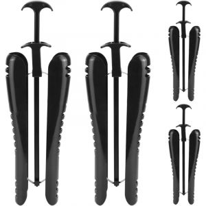 4 Pi&egrave;ces embauchoirs, shaper botte 42 cm avec poign&eacute;e, embauchoirs &agrave; bottes noir