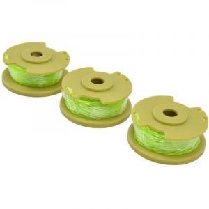 Bobine de Coupe-bordure, Bobine de Ligne de Coupe-bordure de Rechange 3 Pi&egrave;ces Adapt&eacute;e aux Pi&egrave;ces de Coupe-bordure Ryobi 0.08in 18V 24V 40V