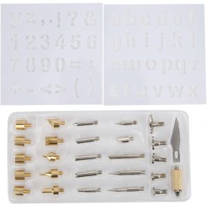 Pointes de stylo &agrave; bois, 28 pi&egrave;ces, fer &agrave; souder, outil artisanal de pyrogravure