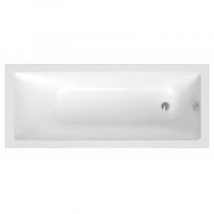 Swiss Aqua Technologies Aurum 160x80 cm baignoire rectangulaire en acrylique, orientation gauche et droite, sans pieds, blanc (SATVAUR16080)