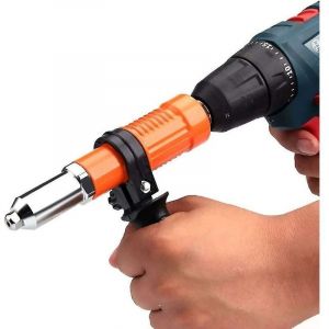 Adaptateur de pistolet rivets en m tal, kit d'adaptateur de forage pour pistolet rivets, riveteuse professionnelle, pistolet rivets lectrique sans fil