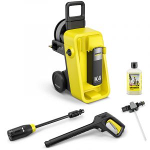 Nettoyeur haute pression Karcher K 4 Comfort Premium - 130 bars - 420L/h - enrouleur flexible anti-vrille 8m