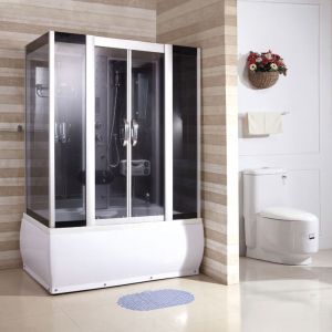 Combin&eacute; baignoire-douche SYMI 130/150 ou 170x85x215 cm - 130cm