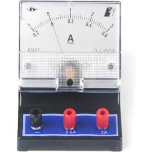Ampèremètre -1-3 A Ampèremètre électrique Appareil de laboratoire pour étudiant en classe laboratoire école Ampère Détecteur ampèremètre Galvanomètre