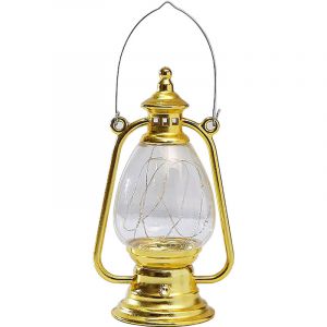 Lanterne &agrave; bougie &eacute;lectronique LED r&eacute;tro cr&eacute;ative en forme de poney, ambiance nostalgique, lampe &agrave; p&eacute;trole d&eacute;corative, lanterne &agrave; vent