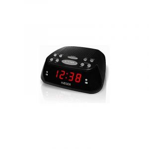 Snooze - Radio-r&eacute;veil num&eacute;rique - Fonction Snoozer/Sommeil, double r&eacute;veil, 20 m&eacute;moires de stations (10 fm / 10 Am), &eacute;cran led rouge pour une