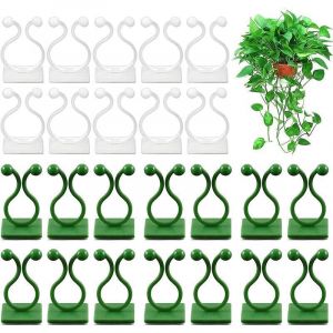 100pcs plante support crochet clip plantes grimpantes clips invisible plante clips plante montage mural fixation clip 100pcs plante grimpante support