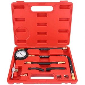 Alovez - Jauge de Pression d'Injection de Carburant 0-100PSI, TU-113 Testeur de Pression de Carburant/d'Huile de Jauge d'Essence Outil de Diagnostic