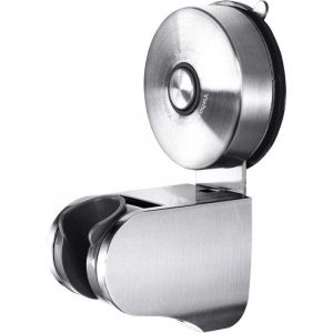 Support Pommeau de Douche &agrave; Ventouse Support Mural pour Douchette &agrave; Main 4 Modes d'angle R&eacute;glable Accessoires de Salle de Bain wc Sans Percage Inox
