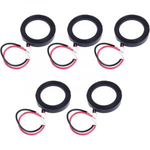 Csparkv - 5PCS Accessoires N&eacute;buliseur Ultrasonique, 25mm 1.70MHz Accessoires pour Humidificateur Ultrasons,avec N&eacute;buliseur Cordon et Joint en