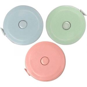 3 Pièces Metre Ruban Couture, 1.5m Metre Couture Souple Ruban à Mesurer Rétractable Pour Regime Couture Tailleur Couturiere