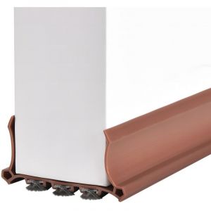 Bas de Porte Isolant, 98 x 5cm Boudin de Porte, Autoadh&eacute;Sive et Adjustable, Isolant Phonique Thermique Bande D'&Eacute;tanch&eacute;It&eacute; Anti Bruit Poussi&egrave;Re Stop &agrave;