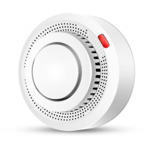 D&eacute;tecteur de fum&eacute;e Intelligent, Alarme Incendie, Alarme de fum&eacute;e avec capteur photo&eacute;lectrique avanc&eacute;, Surveillance &agrave; Distance Via app avec Batterie