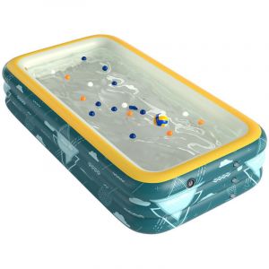 Piscine gonflable, Jardin piscine ,Piscine , Piscine Familiale Gonflable Automatique Sans Fil Piscine Pour Enfants, Double Baignoire Piscine Pour