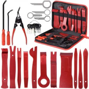 30 pièces outils de garniture outils démontage Installation panneau intérieur outils de garniture autoradio porte panneau garniture Kit Auto avec sac