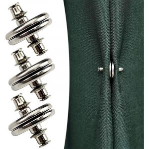 2 paires d'embrasses magn&eacute;tiques, attaches magn&eacute;tiques pour rideaux, accessoires pour rideaux, poids pour rideaux, aimants pour rideaux, aimant pour