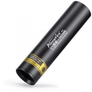 SV57 3W Petit Lampe Torche UV LED 365nm Rechargeable Lampe Ultraviolet Lumiere Noire Détecteur Mini D'urine pour Resine, Fluoresceine, Minéraux avec