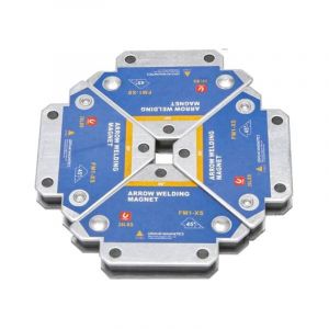 Tlily - 4 PièCes 50KG Supports de Soudage MagnéTiques Angle Soudure Aimant Soudeur Fixateur Positionneur Ferrite Tenant des Outils Localisation