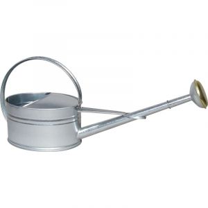 Arrosoir bec long 5 litres avec pomme en acier galvanis&eacute;