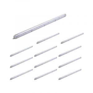 Silumen - Kit de Réglette led étanche + Tube Néon led 150cm T8 22W - Pack de 12 / Blanc Neutre / Simple
